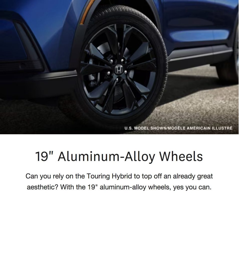 2023 Honda CRV Hybrid Rims